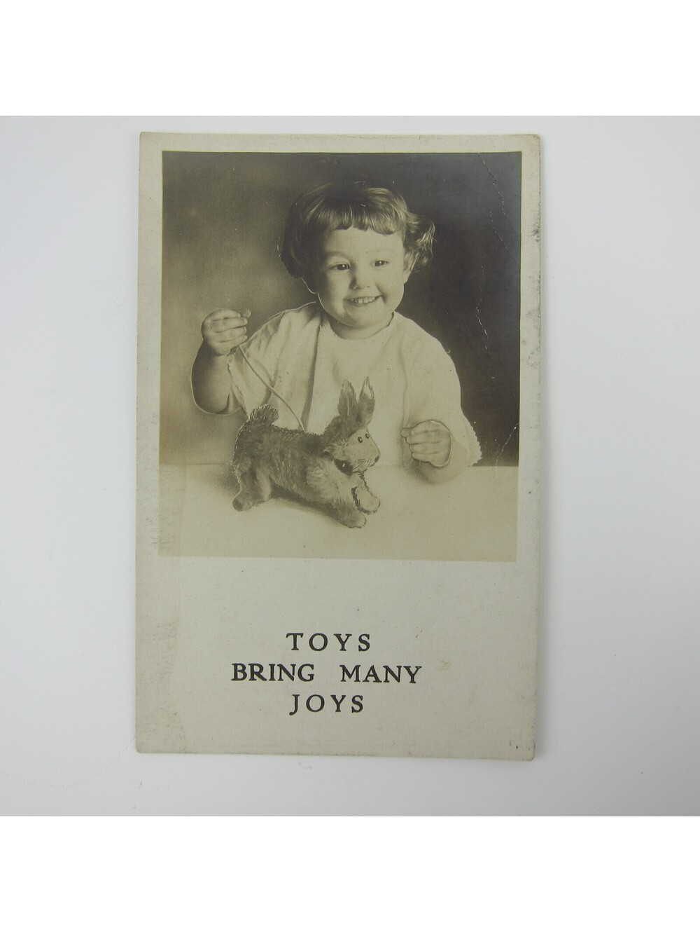 Real Photo Postcard Advertising Nick Wootopulos Toys Youngstown OH Antique 1910s